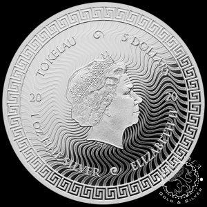 Moneda de Plata Icon Diana 1 oz Proof Like - Tokelau - 2020