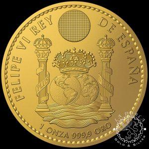 Moneda de Oro Toro 1 oz Proof Inverso - España - 2022