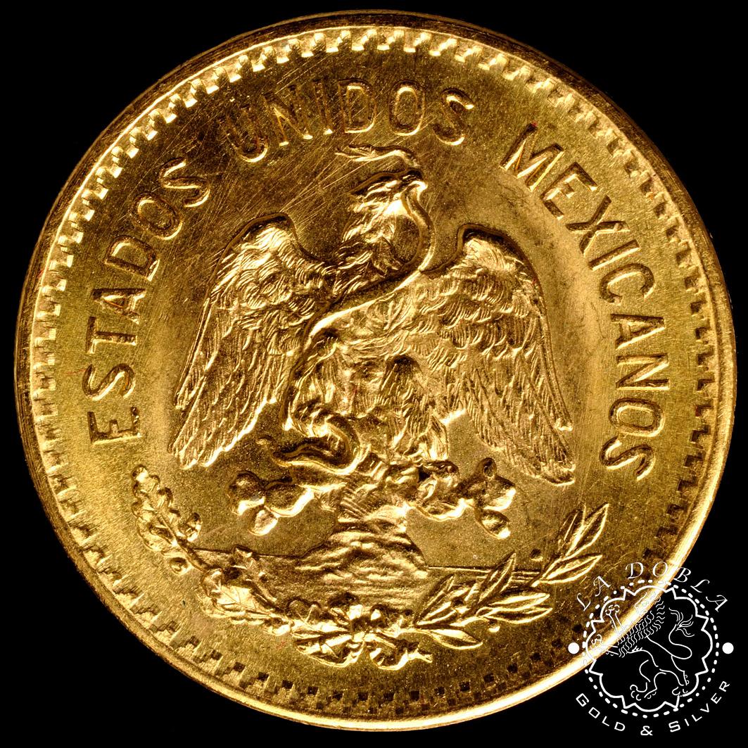 Moneda de Oro 10 Pesos - Hidalgo - México - Año Aleatorio - Imagen 2