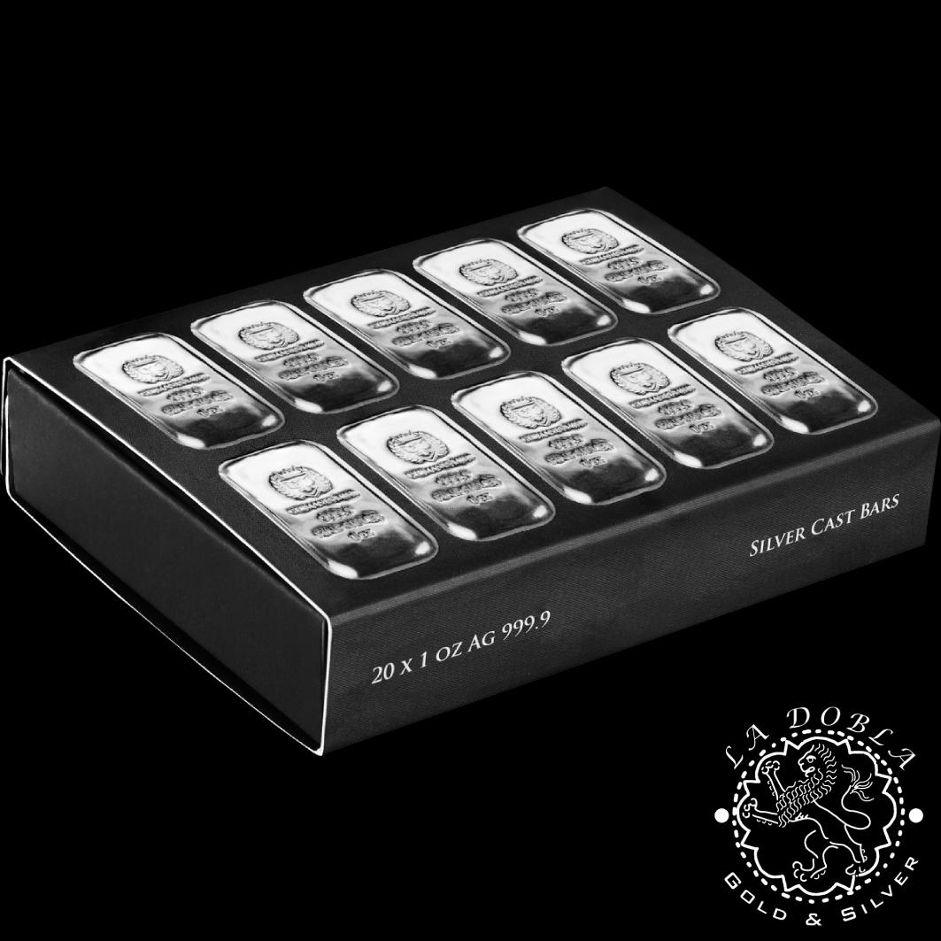 Lingote 1oz plata Germania_caja 20