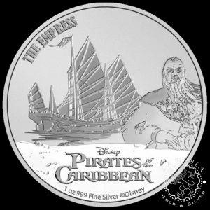 Moneda De Plata Piratas del Caribe: The Empress 1 Oz BU – Niue – 2021
