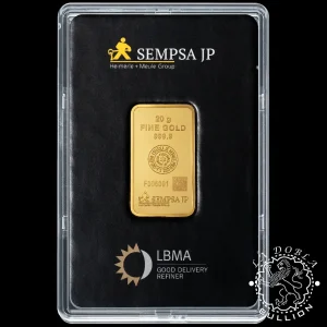 Lingote de Oro 20 g - SEMPSA_reverso slab