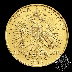 100 Coronas de Oro – Reacuñación – AUSTRIA_anverso