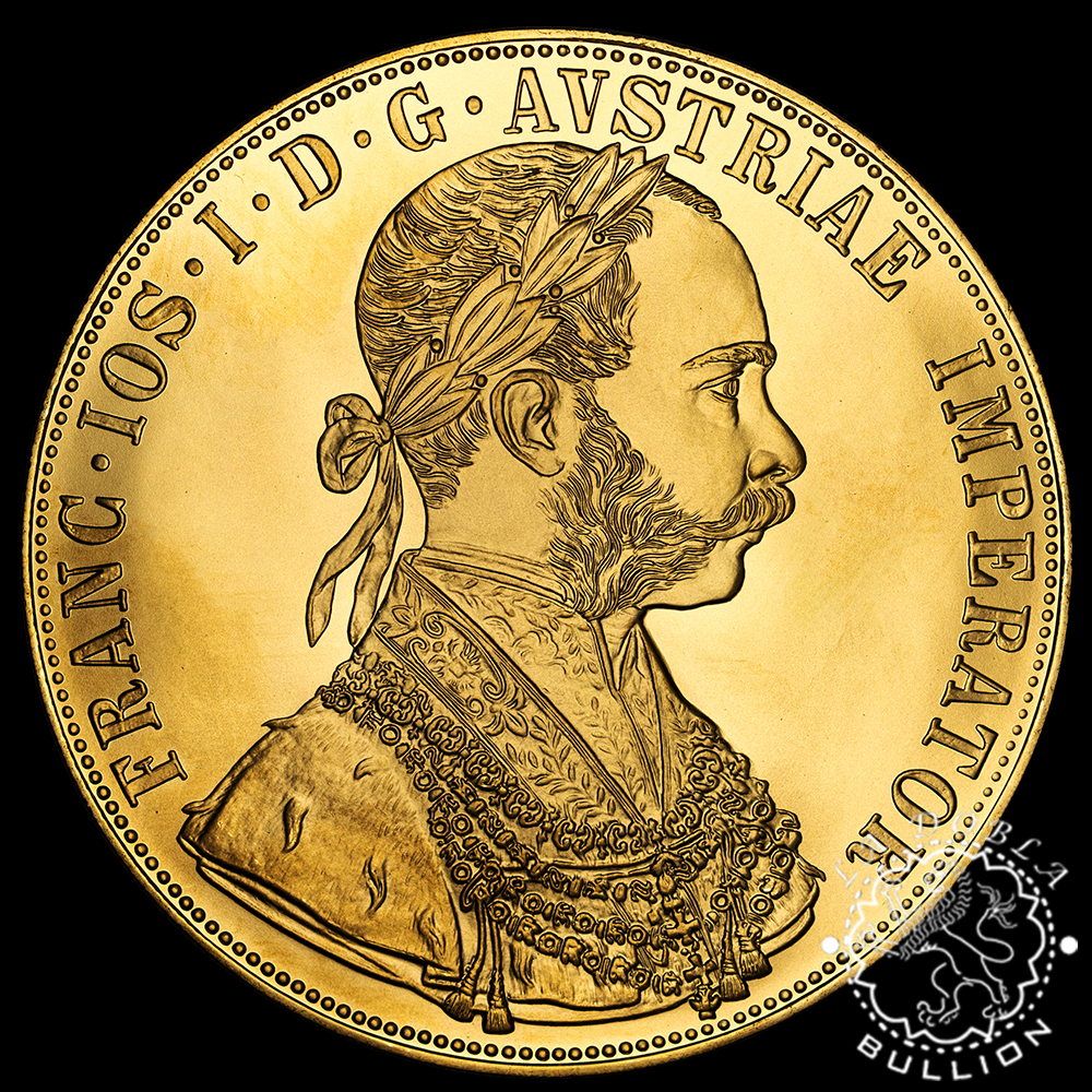 1915 - 4 Ducados de Oro - Reacuñación - AUSTRIA - Anverso