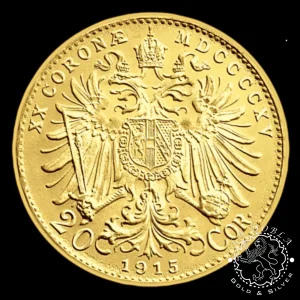 20 Coronas de Oro – Reacuñación – AUSTRIA_anverso