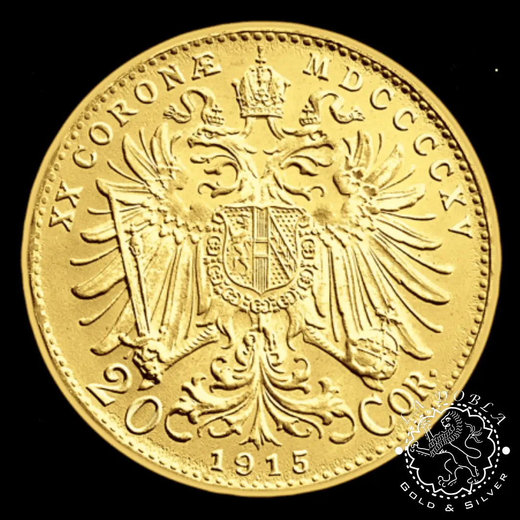 20 Coronas de Oro – Reacuñación – AUSTRIA_anverso