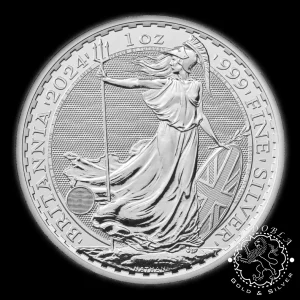 2024 - 1 Onza de Plata - BRITANNIA - REINO UNIDO_reverso
