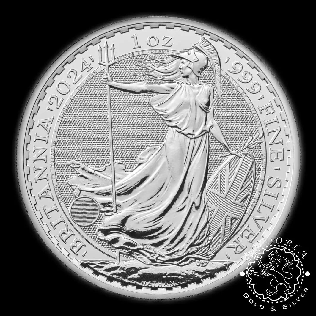 2024 - 1 Onza de Plata - BRITANNIA - REINO UNIDO_reverso