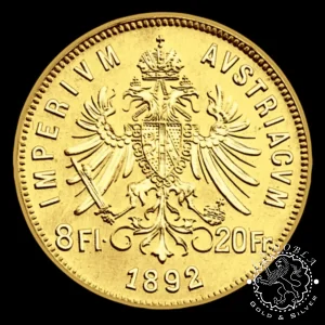 8 Florines de Oro – Reacuñación – AUSTRIA_anverso