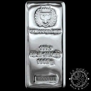 Lingote 1000 g de Plata - GERMANIA MINT_anverso