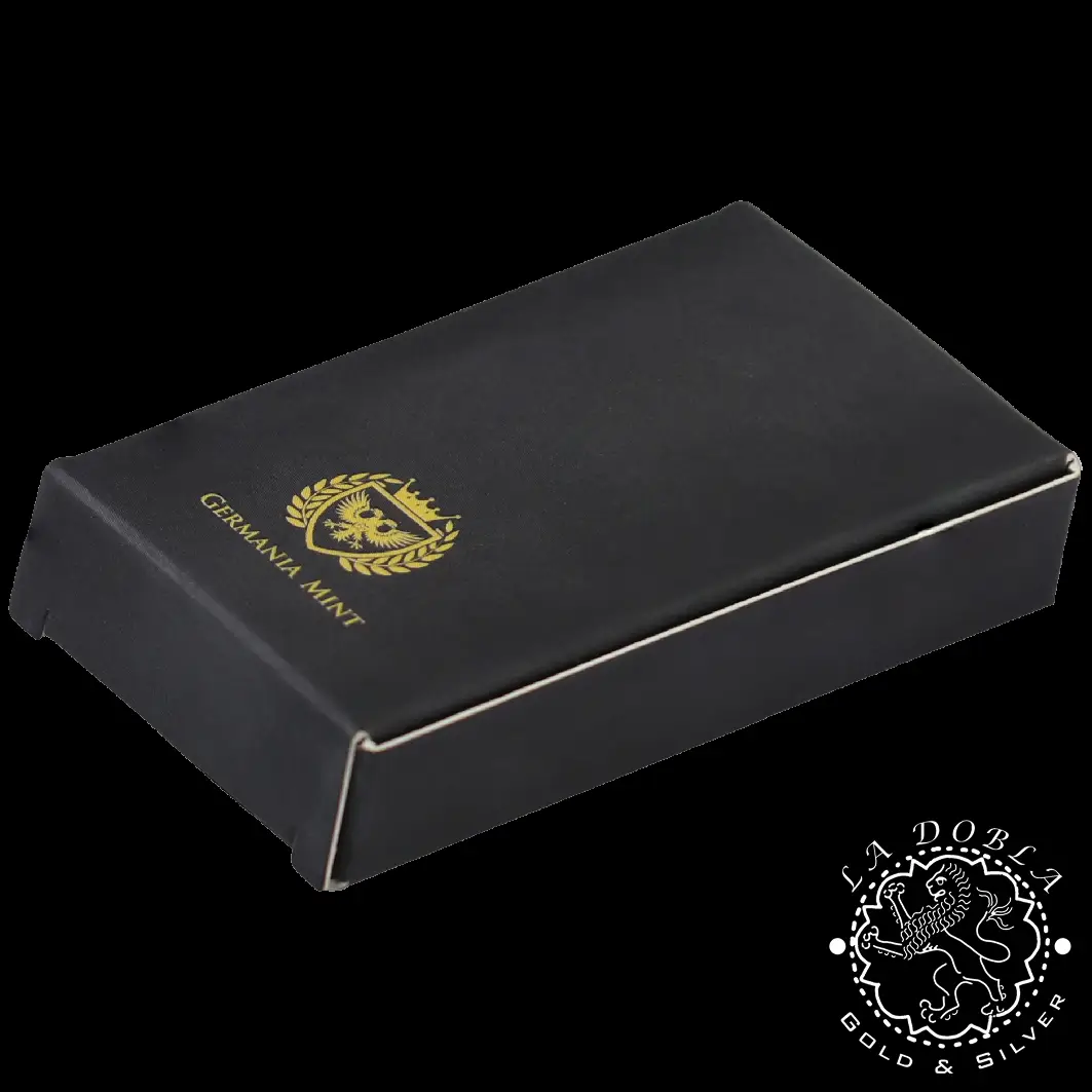 Lingote 250 g de Plata - GERMANIA MINT_reverso empaquetado