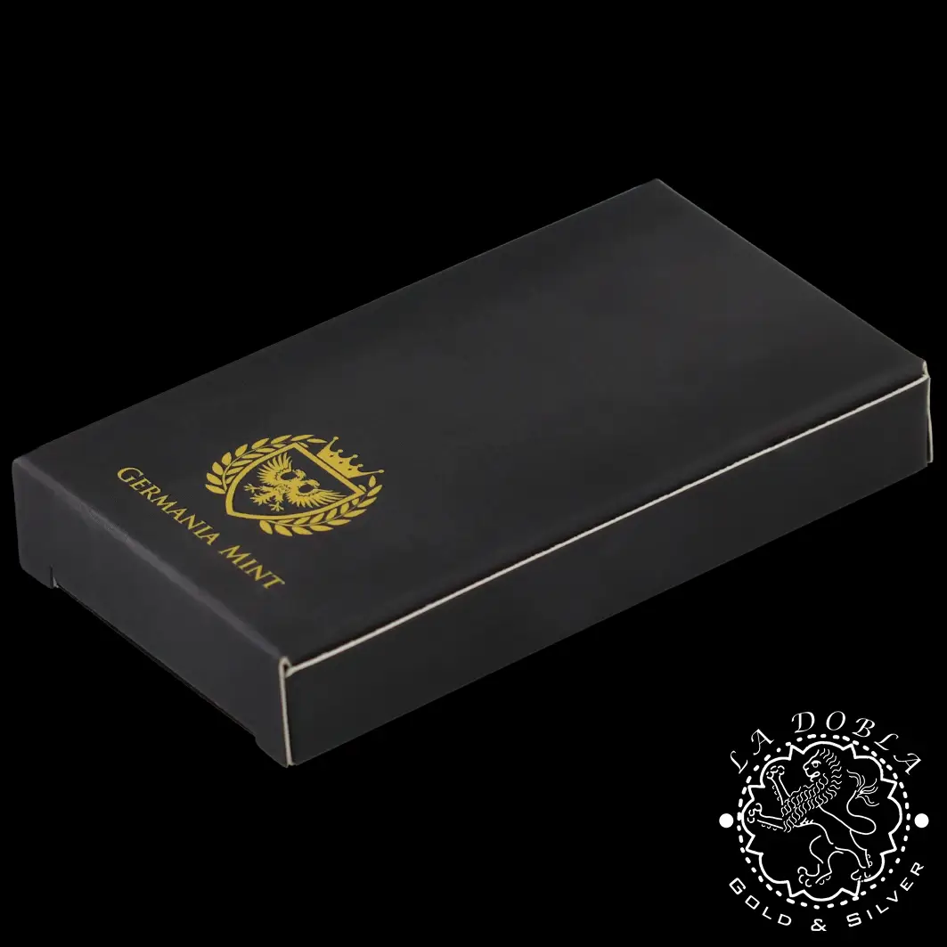 Lingote 500 g de Plata - GERMANIA MINT_reverso empaquetado