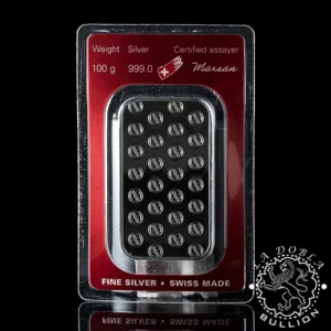 Lingote de Plata 100 g Argor-Heraeus - Reverso