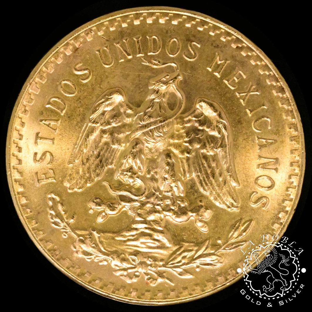 Moneda de Oro Centenario 50 Pesos - México - Año Aleatorio - Imagen 2