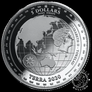 2020 - 1 Onza de Plata Proof Like - Terra - TOKELAU_anverso
