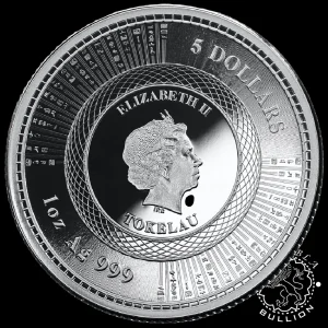 2020 - 1 Onza de Plata Proof Like - Vivat Humanitas - TOKELAU_anverso
