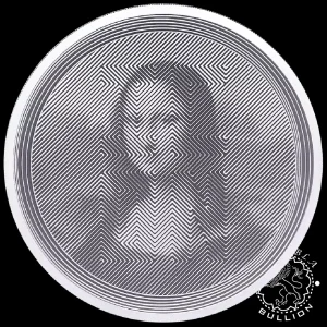2021 - 1 Onza de Plata Proof Like - Icon - Mona Lisa - TOKELAU_reverso