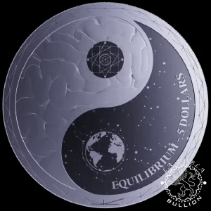 2022 - 1 Onza de Plata - Equilibrium - TOKELAU_reverso
