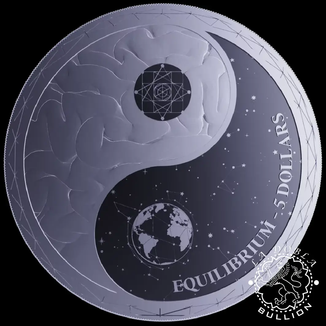 2022 - 1 Onza de Plata - Equilibrium - TOKELAU_reverso