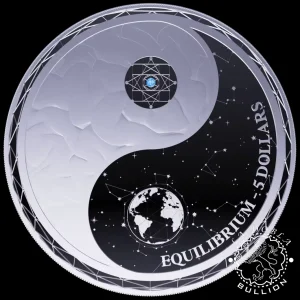2022 - 1 Onza de Plata Proof - Equilibrium - TOKELAU_reverso