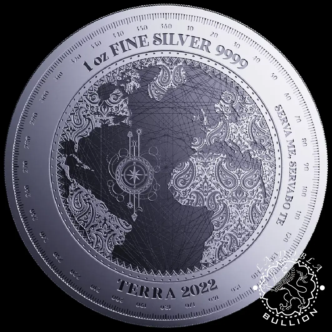 2022 - 1 Onza de Plata - Terra - TOKELAU_reverso