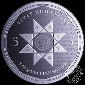 2022 - 1 Onza de Plata - Vivat Humanitas - TOKELAU_reverso