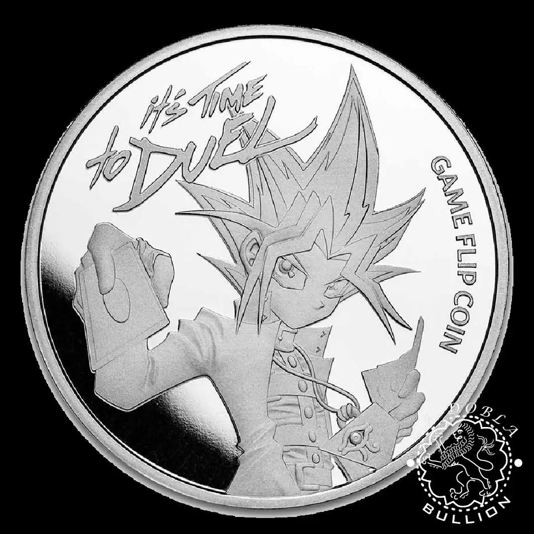 2023 - 1 Onza de Plata - 25 Aniversario Yu-Gi-Oh! - Game Flip Coin - NIUE_reverso