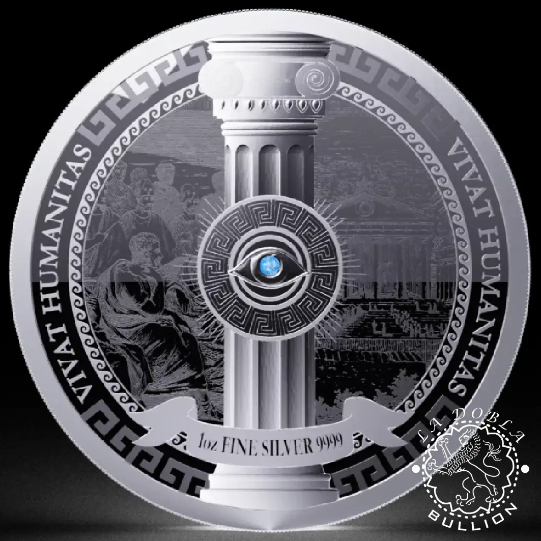 2023 - 1 Onza de Plata Proof- Vivat Humanitas - NIUE_reverso