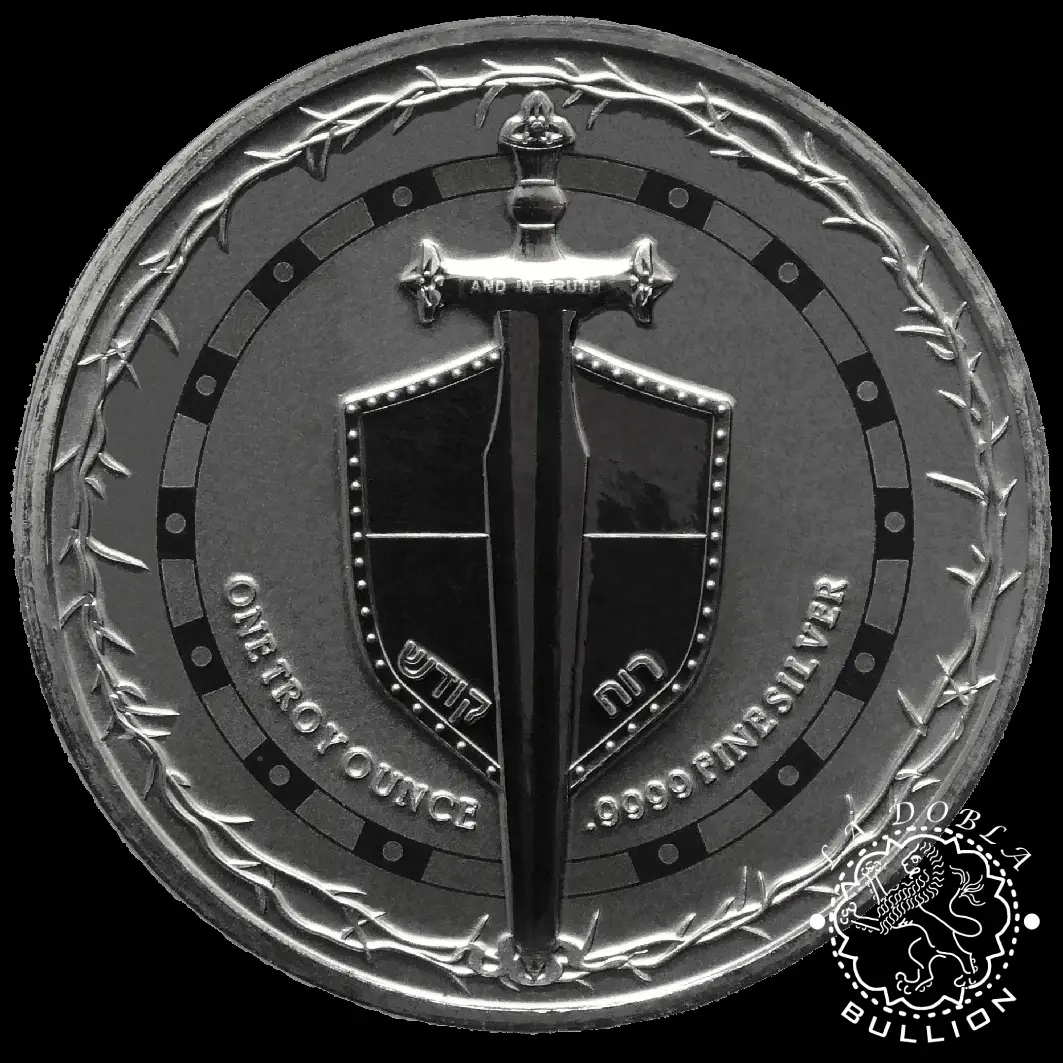 2023 – 1 Onza de Plata – Truth Series – Sword of Truth – NIUE_reverso