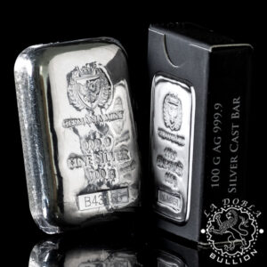 Lingote de Plata 100 g - GERMANIA MINT - Anverso