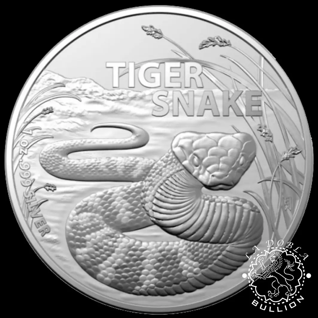 2024 - 1 Onza Plata BU - Australia's Most Dangerous - Tiger Snake - AUSTRALIA_reverso