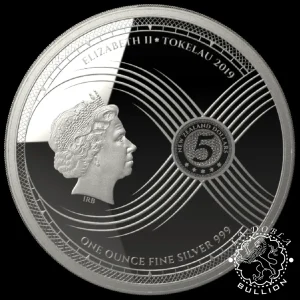 Moneda de Plata Chronos 1 oz Proof Like - Tokelau - 2019_anverso
