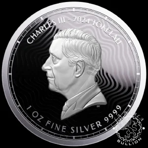 Moneda de Plata Chronos 1 oz Proof Like - Tokelau - 2024_anverso