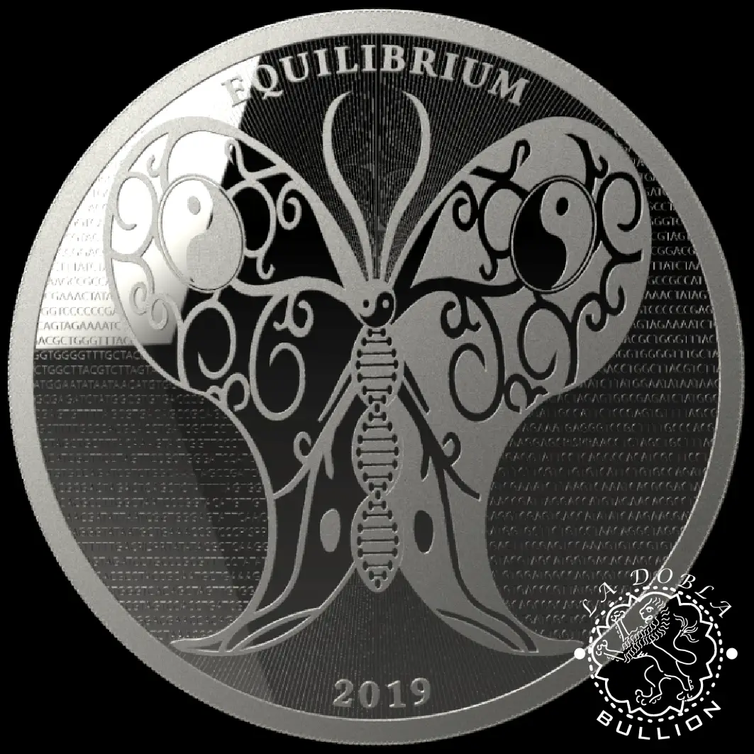 Moneda de Plata Equilibrium 1 oz Proof Like - Tokelau - 2019_reverso