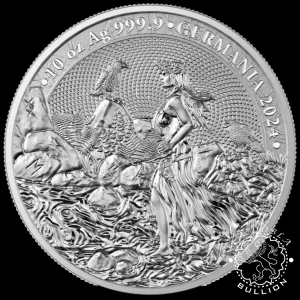 Moneda de Plata Germania 10 oz BU - Germania - 2024_reverso
