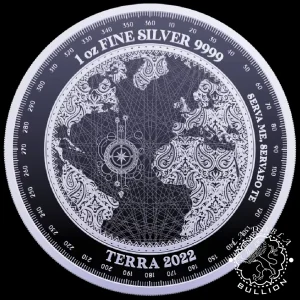 Moneda de Plata Terra 1 oz Proof Like - Tokelau - 2022_reverso