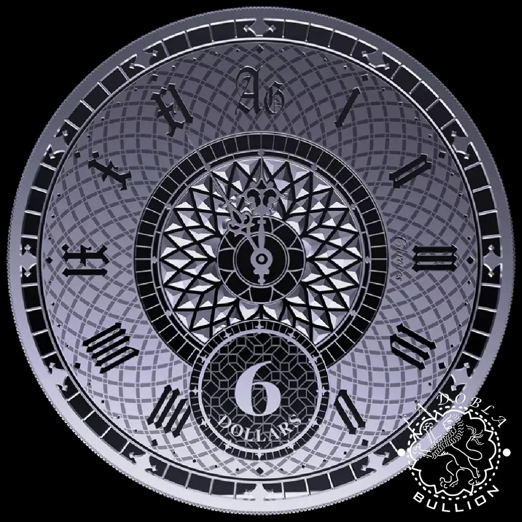 Moneda de Plata Chronos 1 oz Bullion - Tokelau - 2022_reverso