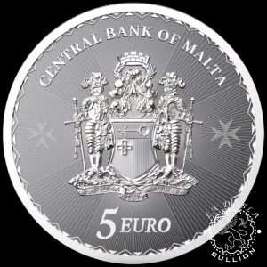 Moneda de Plata Cruz de Malta 1 oz BU - Malta - 2024_anverso