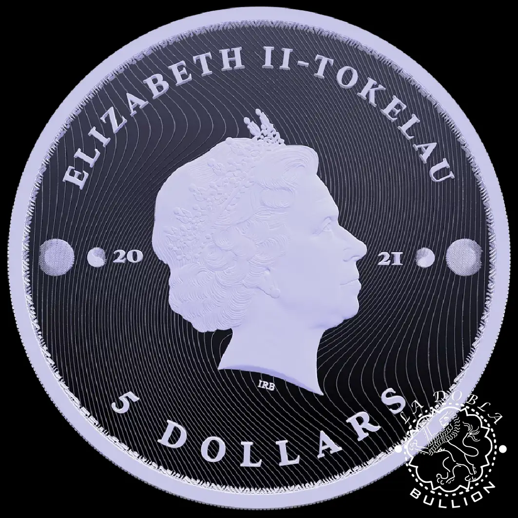 Moneda de Plata Equilibrium 1 oz Proof Like - Tokelau - 2021_anverso