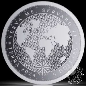 Moneda de Plata Terra 1 oz Bullion - Tokelau - 2024_reverso