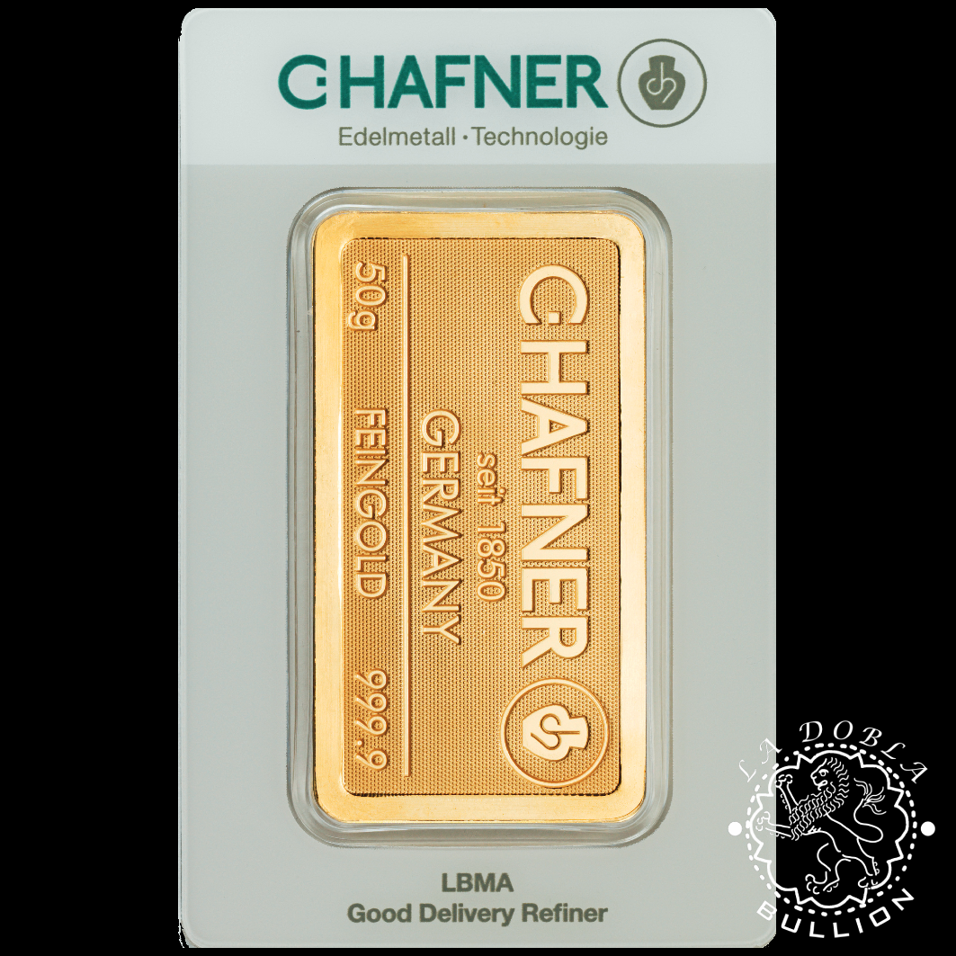 Lingote de Oro 50 g - CHafner