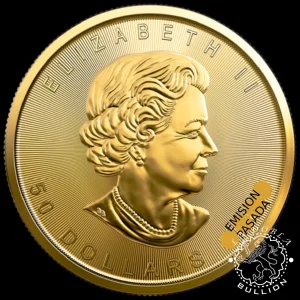 Moneda De Oro Maple Leaf 1 oz BU - Canadá - EMISIÓN PASADA