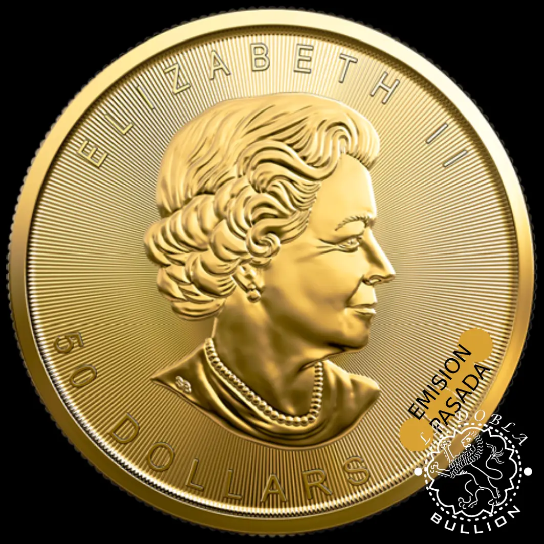Moneda De Oro Maple Leaf 1 oz BU - Canadá - EMISIÓN PASADA