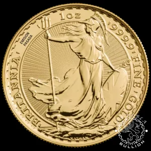 Moneda de Oro Britannia 1 oz BU - Reino Unido - Emisión Pasada_reverso