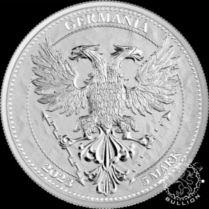 Moneda de Plata Mythical Forest - Beech Leaf - 1 oz BU - 2023 - Reverso