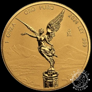 Moneda de Oro Libertad 1 oz Reverse Proof - México - 2024_reverso