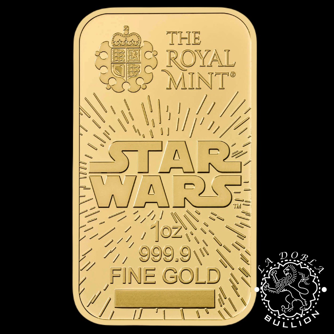 Lingote De Oro Star Wars Light Side 1 Oz The Royal Mint – 2024 - Anverso