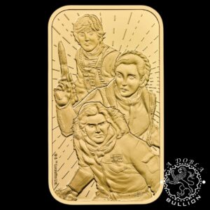 Lingote De Oro Star Wars Light Side 1 Oz The Royal Mint – 2024 - Reverso