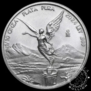 Moneda de Plata Libertad 1/10 oz BU - México - 2024