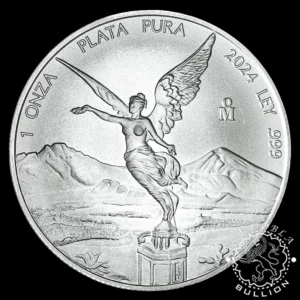 Moneda de Plata Libertad 1 oz BU - México - 2024 - Reverso